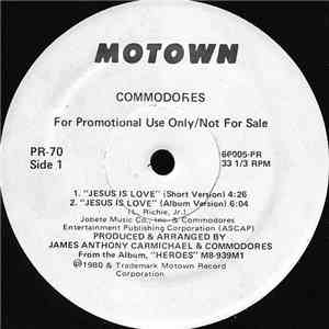 Commodores - Jesus Is Love