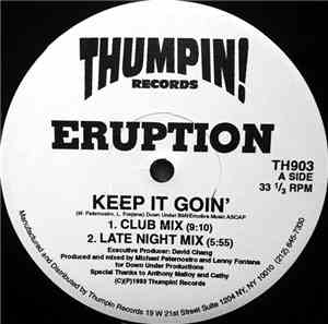 Eruption  - Keep It Goin' / Feel It