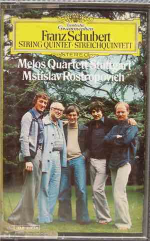 Schubert - Melos Quartett Stuttgart, Mstislav Rostropovich - Streichquintet ...