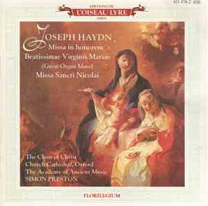 Joseph Haydn, The Choir Of Christ Church Cathedral, Oxford, The Academy Of  ...