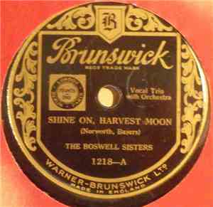 The Boswell Sisters - Shine On, Harvest Moon / Heebie Jeebie