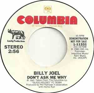 Billy Joel - Don't Ask Me Why