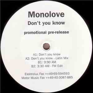 Monolove - Don't You Know