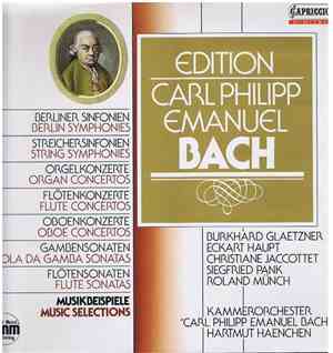 Carl Philipp Emanuel Bach - Edition Carl Philipp Emanuel Bach  Musikbeispie ...