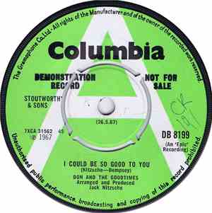 Don And The Goodtimes - I Could Be So Good To You / And It's So Good
