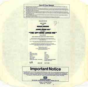 Marvin Hamlisch - The Spy Who Loved Me (Original Motion Picture Score)