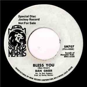 Dan Greer - Bless You / Share