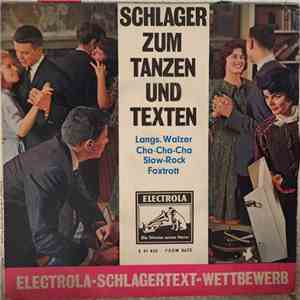 Orchester Erich Becht - Schlager Zum Tanzen Und Texten (Electrola-Schlagert ...