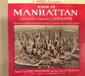 Paul Whiteman And His Concert Orchestra - Album Of Manhattan - Metropolitan ...