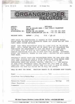 Skank / Deviance  - Da Killer Weed / Public Transport