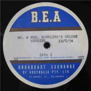 Various - Mr. & Mrs. Spurling's Golden Wedding