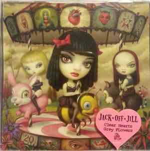 Jack Off Jill - Clear Hearts Grey Flowers