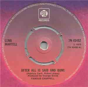 Lena Martell - After All Is Said And Done