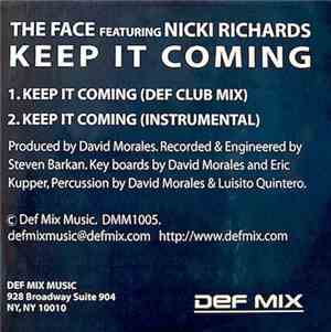 The Face  Featuring Nicki Richards - Keep It Coming