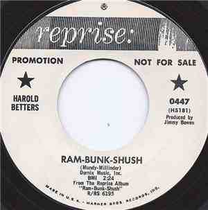 Harold Betters - Ram-Bunk-Shush