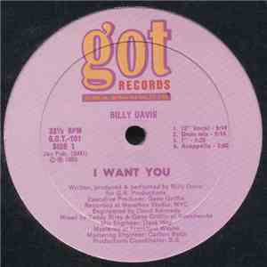 Billy Davis  - I Want You