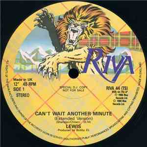 Lewis - Can't Wait Another Minute