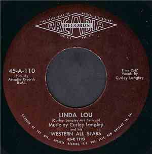 Curley Langley And His Western All Stars - Linda Lou / Rockin'An' A Rollin'