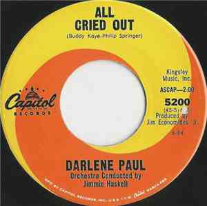 Darlene Paul - All Cried Out / This Is My Prayer