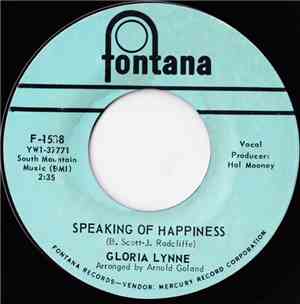 Gloria Lynn - Speaking Of Happiness / Sometimes It Be's That Way