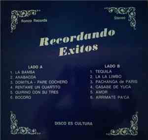 Unknown Artist - Recordando Exitos