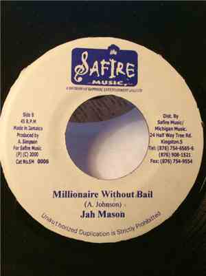 Jah Mason - Millionaire Without Bail