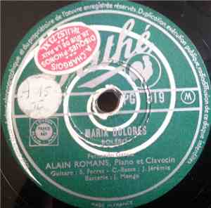 Alain Romans - Maria Dolores / Noix De Coco