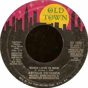 Arthur Prysock - When Love Is New / All I Need Is You Tonight