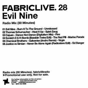 Evil Nine - FabricLive. 28 (Radio Mix)