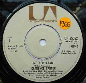 Clarence Carter - Mother-In-Law / Sixty Minute Man