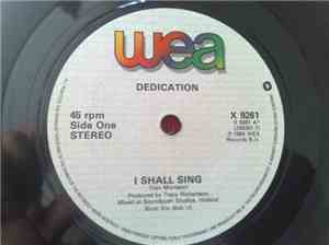 Dedication  - I Shall Sing