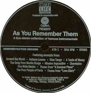 Unknown Artist - As You Remember Them