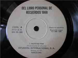 Unknown Artist - Del Libro Personal De Recuerdos 1968