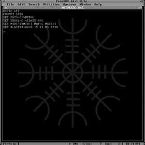 Master Boot Record - C​:​​>Edit Autoexec​.​bat