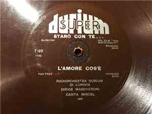Radiorchestra Durium Di Londra - Starò Con Te ... / L'Amore Cos'e