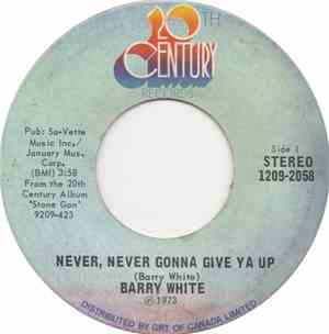 Barry White - Never, Never Gonna Give Ya Up
