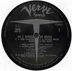 Joao Gilberto / Antonio Carlos Jobim / Luiz Bonfa - OS 3 Genios Do Brazil