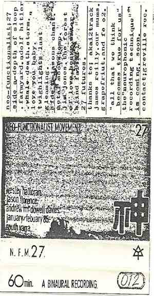 Neo Functionalist Movement - N.F.M. 27