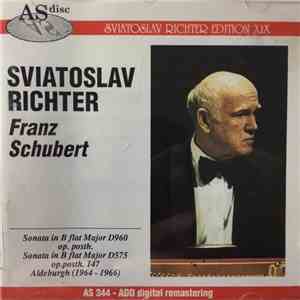Sviatoslav Richter - Schubert - Sonata In B Flat Major D960 Op. Posth. / So ...