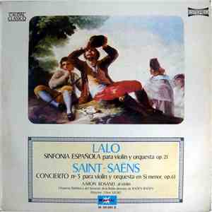 Lalo / Saint-Saëns - Aaron Rosand, Orquesta Sinfónica De La Radio Alemana D ...