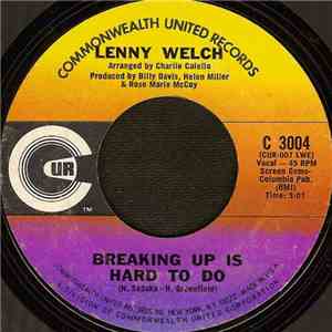 Lenny Welch - Breaking Up Is Hard To Do