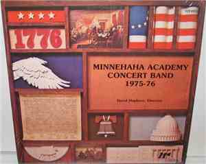 Minnehaha Academy Concert Band, David Hepburn - 1975-76