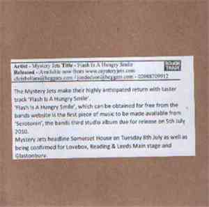 Mystery Jets - Flash Is A Hungry Smile