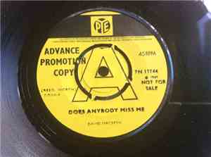 David MacBeth - Does Anybody Miss Me / The Small Exception Of Me