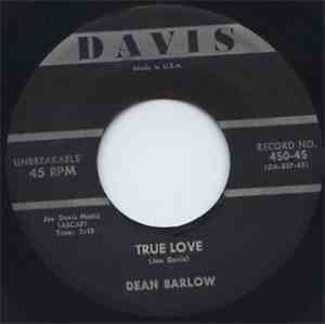 Dean Barlow - Can't Stand It Any Longer / True Love