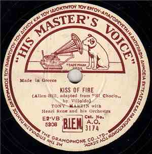 Tony Martin  - Kiss Of Fire / Tell Me (You Will Love Me Forever)