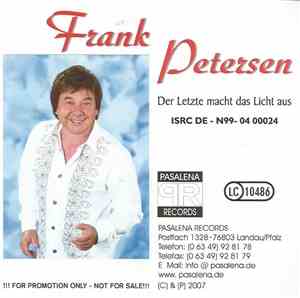 Frank Petersen - Der Letze Macht Das Licht Aus