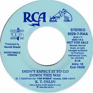 K.T. Oslin - Didn't Expect It To Go Down This Way