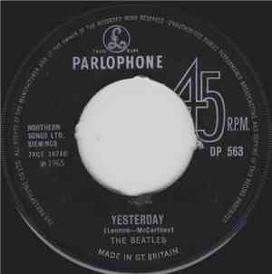 The Beatles - Yesterday / Dizzy Miss Lizzy