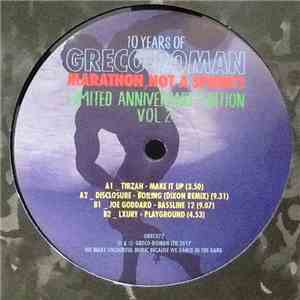 Various - 10 Years Of Greco-Roman, Marathon, Not A Sprint